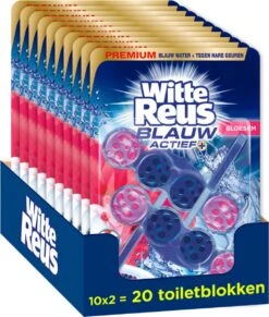 Witte Reus Blauw Actief Toiletblok - Bloesem - WC Blokjes Voordeelverpakking - 20 Stuks 11 Witte Reus Blauw Actief Toiletblok - Bloesem - WC Blokjes Voordeelverpakking - 20 Stuks -HG Schoonmaak Verkoop 1020x1200