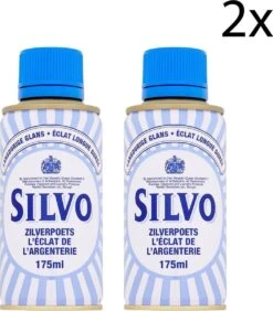Silvo Zilverpoets - Poetsmiddel -Zilverglans - 2x 175 ML - Voordeelverpakking -HG Schoonmaak Verkoop 1050x1200