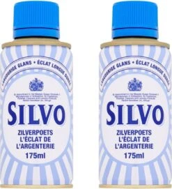 Silvo Zilverpoets - Poetsmiddel -Zilverglans - 2x 175 ML - Voordeelverpakking -HG Schoonmaak Verkoop 1092x1200