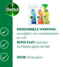Dettol - 1,5L Allesreiniger Spray Power & Fresh - Badkamer 1x500 Ml Keuken 1x500ml Citrus 1x500ml - Voordeelverpakking -HG Schoonmaak Verkoop 1125x1200 1