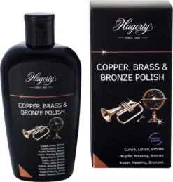 Hagerty Copper, Brass & Bronze Polish - Poetsmiddel Voor Koper, Messing En Brons 250 Ml -HG Schoonmaak Verkoop 1145x1200