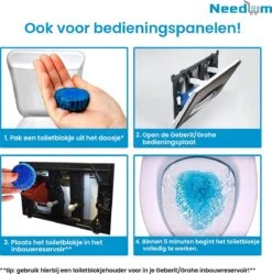 Needum ® Toiletblokjes Voor Inbouwreservoirs – WC-blokjes – Toiletblokken In Een Voordeelverpakking – 30 Stuks -HG Schoonmaak Verkoop 1190x1200 8