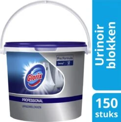 Glorix Schoonmaakmiddel: Urinoirtablet Glorix/ds 150 -HG Schoonmaak Verkoop 1192x1200 2