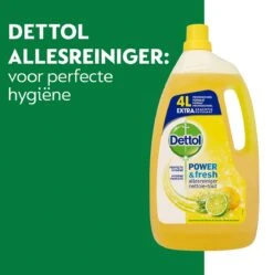 Dettol - Power & Fresh - Allesreiniger - Citrus - 3 X 4 Liter -HG Schoonmaak Verkoop 1192x1200