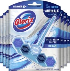 Glorix Power 5+ Ocean Toiletblokken - 7 Stuks - Voordeelverpakking -HG Schoonmaak Verkoop 1195x1200