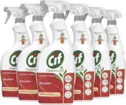 Cif CleanBoost Power & Shine Keuken Spray - 6 X 750 Ml - Voordeelverpakking -HG Schoonmaak Verkoop 1200x1008