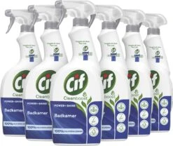 Cif CleanBoost Power & Shine Badkamer Spray - 6 X 750 Ml - Voordeelverpakking -HG Schoonmaak Verkoop 1200x1009