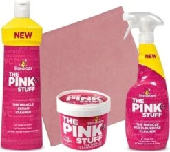 Stardrops 3x The Pink Stuff - Het Wonder Reinigingsmiddel – Allesreiniger Spray - Schoonmaakpasta - Milieuvriendelijk - Huishouden -HG Schoonmaak Verkoop 1200x1070 1