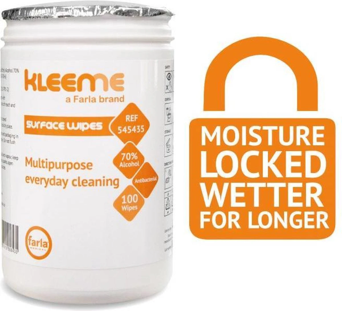 Schoonmaakdoekjes - Ontsmettingsdoekjes - Desinfectiedoekjes - Desinfectie Doekjes - KleenMe - Alcohol Doekjes - Alcoholdoekjes - Allesreiniger Zachte Antibacteriële Alcohol Wipes- 100 Doekjes - Met Dispenser - 70% Alcohol - 185 X 110mm 4 Schoonmaakdoekjes - Ontsmettingsdoekjes - Desinfectiedoekjes - Desinfectie Doekjes - KleenMe - Alcohol Doekjes - Alcoholdoekjes - Allesreiniger Zachte Antibacteriële Alcohol Wipes- 100 Doekjes - Met Dispenser - 70% Alcohol - 185 X 110mm - Afbeelding 4