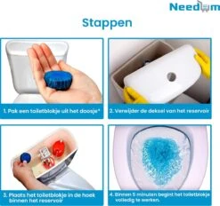 Needum ® Toiletblokjes Voor Inbouwreservoirs – WC-blokjes – Toiletblokken In Een Voordeelverpakking – 30 Stuks -HG Schoonmaak Verkoop 1200x1129 5
