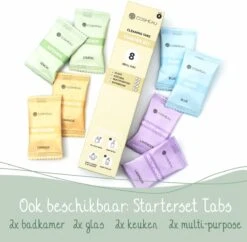 Cosmeau Schoonmaakmiddel Tabletten Cleaning Tabs Schoonmaak Tabs - Keukenreiniger - Badkamerreiniger Sanitair- Glasreiniger -HG Schoonmaak Verkoop 1200x1174