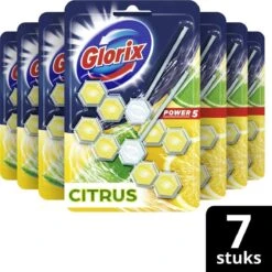 Glorix Power 5 Toiletblokken - Citroen - 7 X 2 Stuks - Voordeelverpakking 17 Glorix Power 5 Toiletblokken - Citroen - 7 X 2 Stuks - Voordeelverpakking -HG Schoonmaak Verkoop 1200x1198 10
