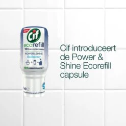 Cif Power & Shine Badkamer Ecorefill Capsule - 10 X 70 Ml - Voordeelverpakking 11 Cif Power & Shine Badkamer Ecorefill Capsule - 10 X 70 Ml - Voordeelverpakking -HG Schoonmaak Verkoop 1200x1200 155