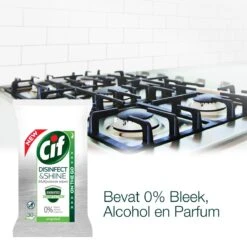 Cif Disinfect & Shine Wipes Original Desinfectie Schoonmaakdoekjes - 12 X 30 Doekjes - Voordeelverpakking -HG Schoonmaak Verkoop 1200x1200 174