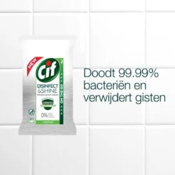 Cif Disinfect & Shine Wipes Original Desinfectie Schoonmaakdoekjes - 12 X 30 Doekjes - Voordeelverpakking -HG Schoonmaak Verkoop 1200x1200 177