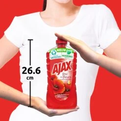 Ajax® Ajax Allesreiniger Fête Des Fleur Rode Bloem 8 X 1L - Voordeelverpakking -HG Schoonmaak Verkoop 1200x1200 271