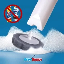 RevoBrush 28x Crystal Clean Foaming Pads Navulling - WC Borstel Met Houder Vrijstaand -HG Schoonmaak Verkoop 1200x1200 32