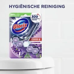 Glorix Power 5 Toiletblokken - Lavendel - 9 Stuks - Voordeelverpakking 12 Glorix Power 5 Toiletblokken - Lavendel - 9 Stuks - Voordeelverpakking -HG Schoonmaak Verkoop 1200x1200 333