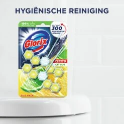 Glorix Power 5 Toiletblokken - Citroen - 7 X 2 Stuks - Voordeelverpakking 29 Glorix Power 5 Toiletblokken - Citroen - 7 X 2 Stuks - Voordeelverpakking -HG Schoonmaak Verkoop 1200x1200 399