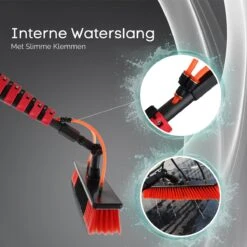 Merkloos Telescoopsteel Ramenwassen 4,6M - Met Borstel & Waterdoorvoer - Voor Ramen - Watertoevoer - Borstel -HG Schoonmaak Verkoop 1200x1200 543