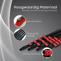 Merkloos Telescoopsteel Ramenwassen 4,6M - Met Borstel & Waterdoorvoer - Voor Ramen - Watertoevoer - Borstel -HG Schoonmaak Verkoop 1200x1200 544