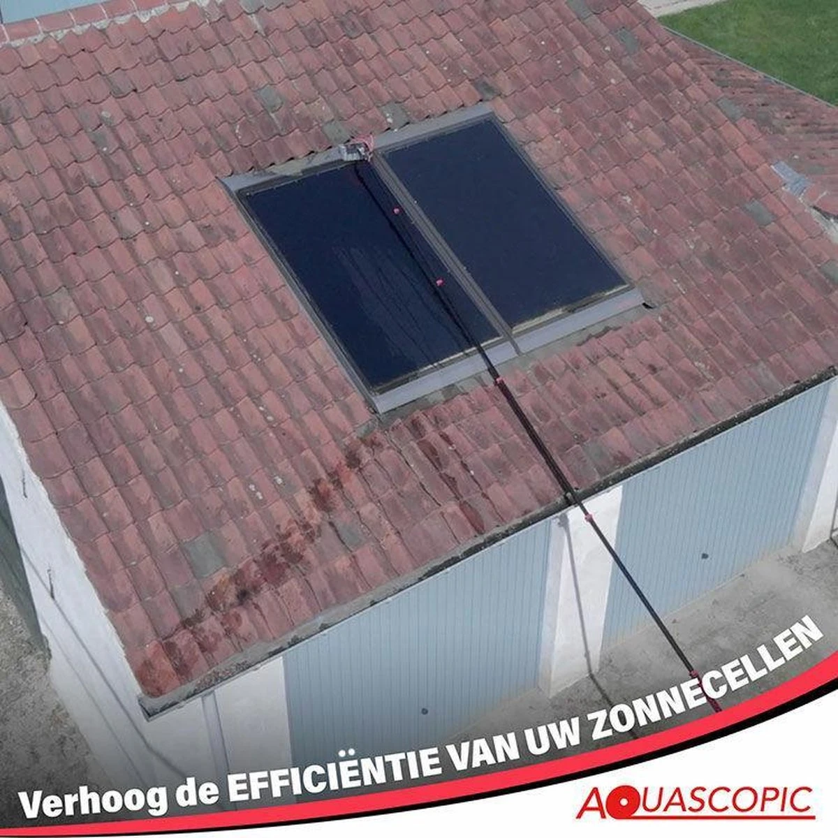 Aquascopic - Telescoopsteel Set Met Borstel - 7,2 Meter 9 Aquascopic - Telescoopsteel Set Met Borstel - 7,2 Meter - Afbeelding 9