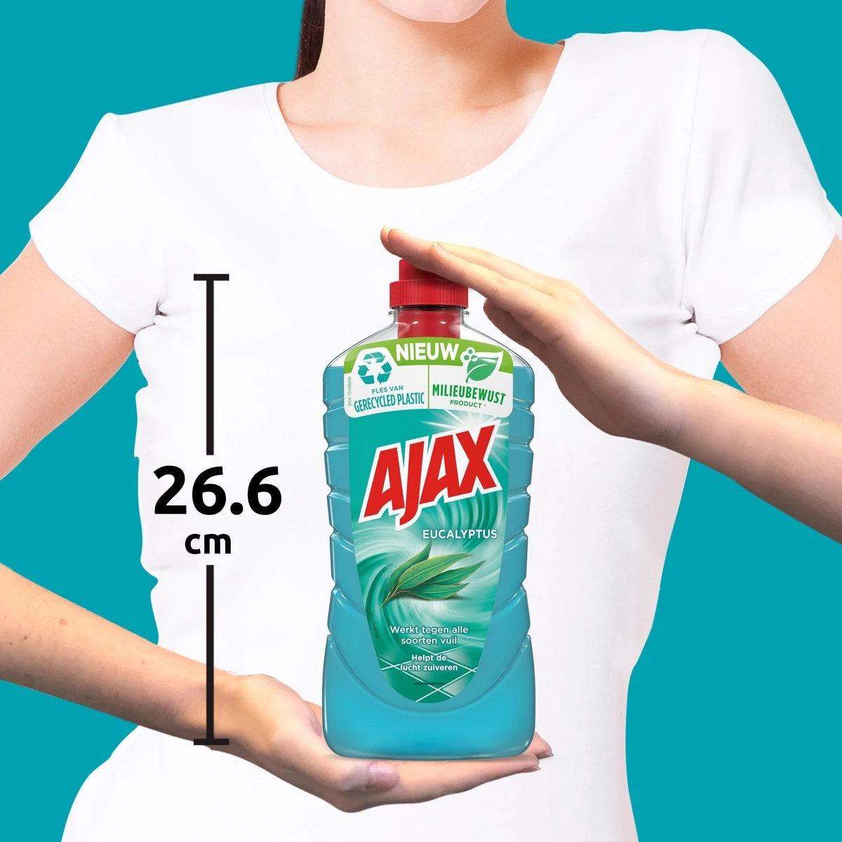 Ajax® Ajax Allesreiniger Eucalyptus 6 X 1.25L - Voordeelverpakking 4 Ajax® Ajax Allesreiniger Eucalyptus 6 X 1.25L - Voordeelverpakking - Afbeelding 4
