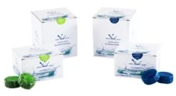 StarBlueDisc 12 Stuks Toiletblokjes Halfjaar Verpakking Blauw -HG Schoonmaak Verkoop 1200x655