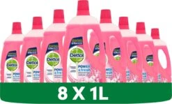 Dettol - Power & Fresh - Allesreiniger - Kersenbloesem - 8 X 1 Liter -HG Schoonmaak Verkoop 1200x726