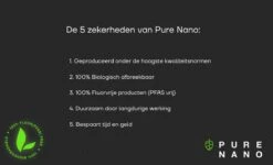 PURE NANO Glas - Nano Coating Voor 5 Jaar Heldere Ramen Met Minder Schoonmaakwerk - 250 Ml -HG Schoonmaak Verkoop 1200x730
