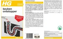 HG Keukenontstopper - 1L - De NR1 Ontstopper - Biologisch Afbreekbaar 7 HG Keukenontstopper - 1L - De NR1 Ontstopper - Biologisch Afbreekbaar -HG Schoonmaak Verkoop 1200x741