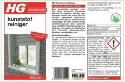 HG Kunststof Reiniger - 500ml - Intensieve Reiniger 7 HG Kunststof Reiniger - 500ml - Intensieve Reiniger -HG Schoonmaak Verkoop 1200x786