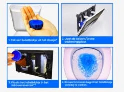 DONGOODS® Toiletblokjes Voor Inbouwreservoirs – WC-blokjes – Toiletblokken In Een Voordeelverpakking – 12 Stuks -HG Schoonmaak Verkoop 1200x893