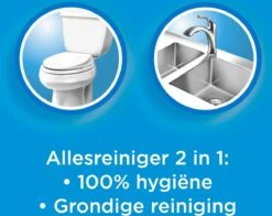 Ajax® Ajax Allesreiniger 100% Hygiene 6 X 1L - Voordeelverpakking -HG Schoonmaak Verkoop 1200x953