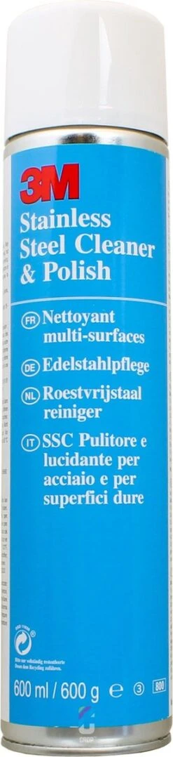 3M RVS Reiniger - 600 Ml 19 3M RVS Reiniger - 600 Ml -HG Schoonmaak Verkoop 275x1200 1