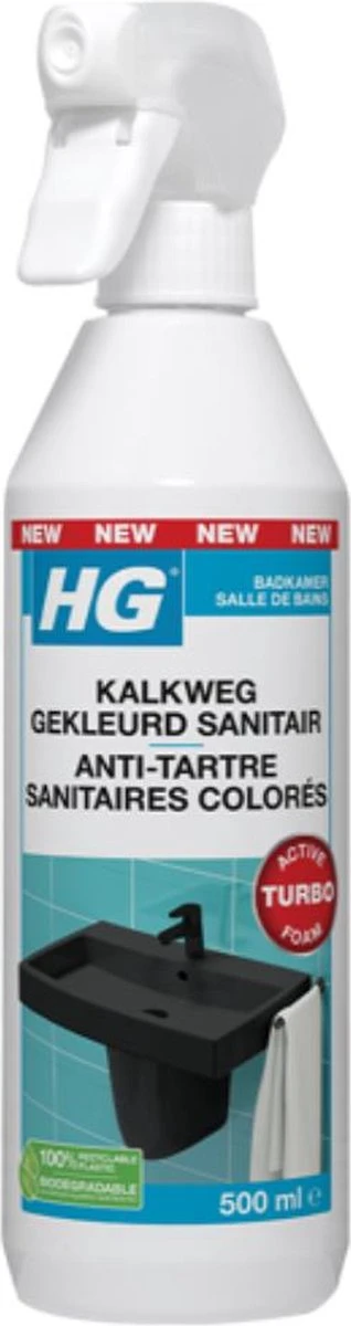 HG Kalkweg Gekleurd Sanitair 500 Ml 2 HG Kalkweg Gekleurd Sanitair 500 Ml - Afbeelding 2