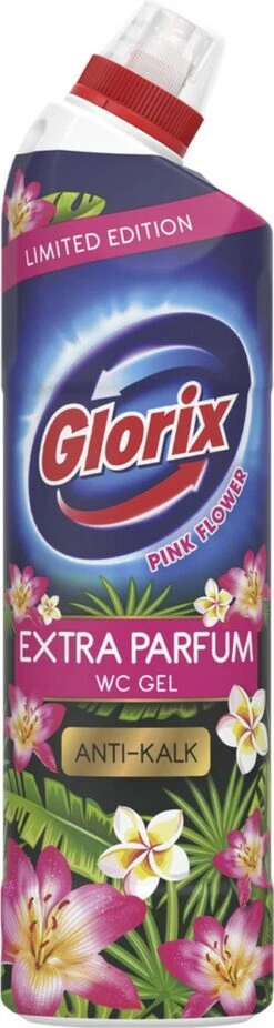 Glorix WC Powergel Toiletreiniger Pink Flower - 6 X 750 Ml - Voordeelverpakking -HG Schoonmaak Verkoop 320x1200 1