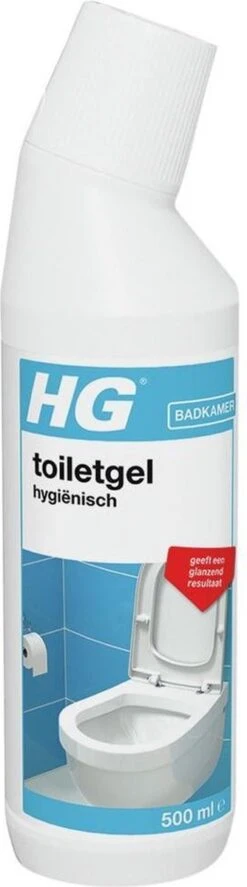 HG Toiletgel Hygiënisch - 500 Ml - Glanzend Resultaat - Krachtige Reiniger En Ontkalker -HG Schoonmaak Verkoop 334x1200 3