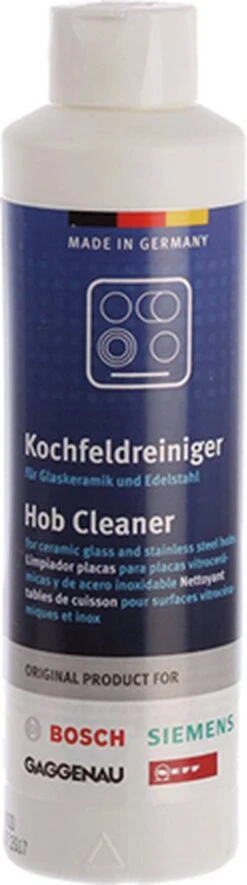 Bosch / Siemens Kookplaat Reiniger - 250 Ml -HG Schoonmaak Verkoop 335x1200 1