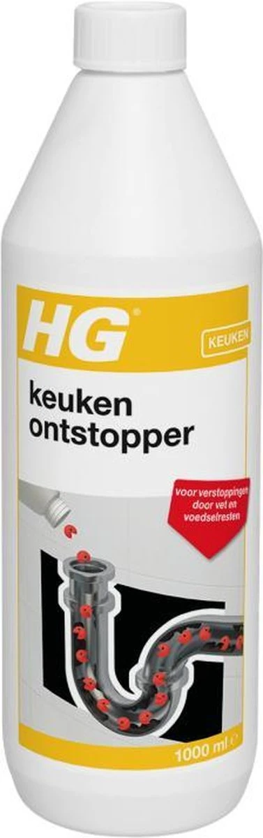 HG Keukenontstopper - 1L - De NR1 Ontstopper - Biologisch Afbreekbaar 2 HG Keukenontstopper - 1L - De NR1 Ontstopper - Biologisch Afbreekbaar - Afbeelding 2