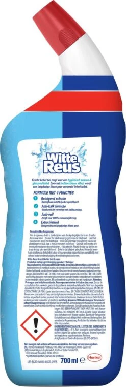 Witte Reus Toiletreiniger - Kracht Actief Gel Oceaan - Voordeelverpakking 10 X 700ml 14 Witte Reus Toiletreiniger - Kracht Actief Gel Oceaan - Voordeelverpakking 10 X 700ml -HG Schoonmaak Verkoop 393x1200 3
