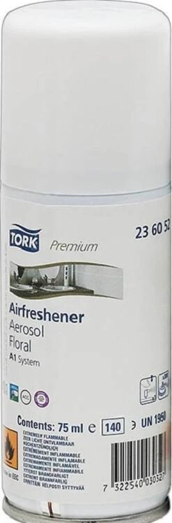 Tork Navulling Voor Luchtverfrisser Bloemen Systeem A1 Flacon Van 75 Ml -HG Schoonmaak Verkoop 396x1200 1