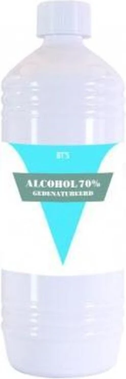 BTS 70% Gedenatureerde Alcohol 1000ML -HG Schoonmaak Verkoop 401x1200 1