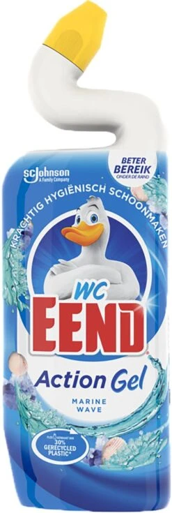 6x WC Eend Toiletreiniger Marine Wave 750 Ml -HG Schoonmaak Verkoop 403x1200