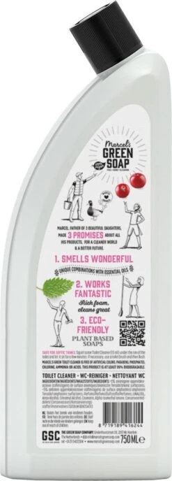 Marcel's Green Soap Toiletreiniger Patchouli & Cranberry - 6 X 750 Ml -HG Schoonmaak Verkoop 431x1200