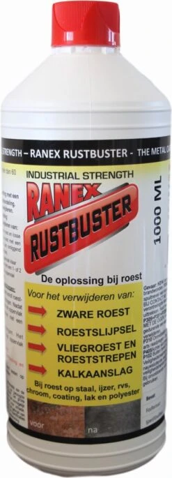 Ranex Rustbuster - Roestverwijderaar 1 Liter 19 Ranex Rustbuster - Roestverwijderaar 1 Liter -HG Schoonmaak Verkoop 433x1200 1