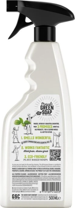 Marcel's Green Soap Allesreiniger Spray Basilicum & Vertivert Gras - 6 X 500 Ml 11 Marcel's Green Soap Allesreiniger Spray Basilicum & Vertivert Gras - 6 X 500 Ml -HG Schoonmaak Verkoop 436x1200