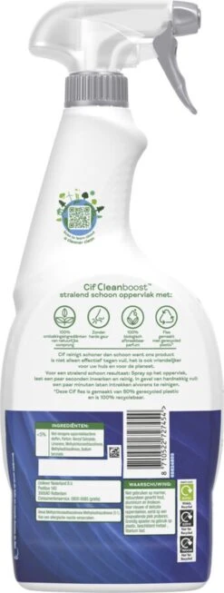 Cif CleanBoost Power & Shine Badkamer Spray - 6 X 750 Ml - Voordeelverpakking -HG Schoonmaak Verkoop 454x1200 1