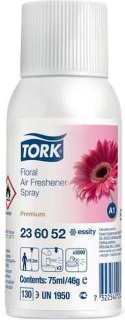 Tork Navulling Voor Luchtverfrisser Bloemen Systeem A1 Flacon Van 75 Ml -HG Schoonmaak Verkoop 470x1200