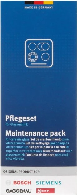 Bosch / Siemens Kookplaat Onderhoudsset - Onderhoudsset Voor Keramische Oppervlakken -HG Schoonmaak Verkoop 473x1200